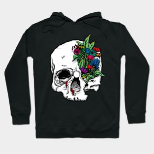 Skull and plants Hoodie